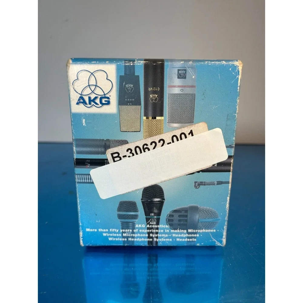 AKG Black High-Performance Cardioid Condenser Microphone with Capsule Rugged‎